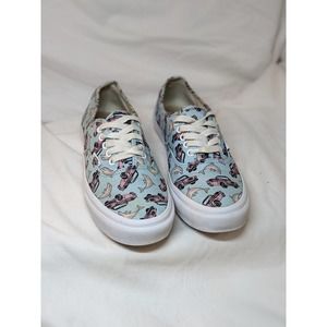 Girl's Vans 2017 MWT Dolphins & pink car shoe sz 8